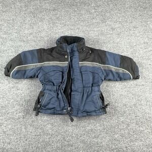 Big Chill Jacket Boys 9-12 Months Blue Colorblock Puffer Ski Winter Zip Pockets